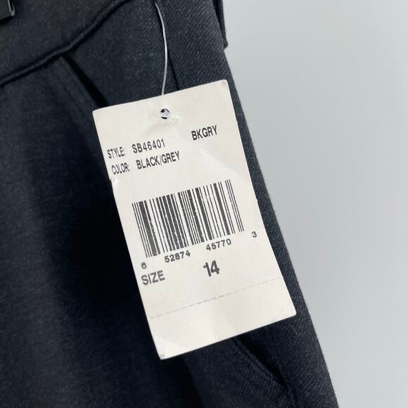 KUT FROM THE KLOTH Pants Size 14 NWT Gray/Black Dress Ponte Comfy Work Office - Picture 5 of 13